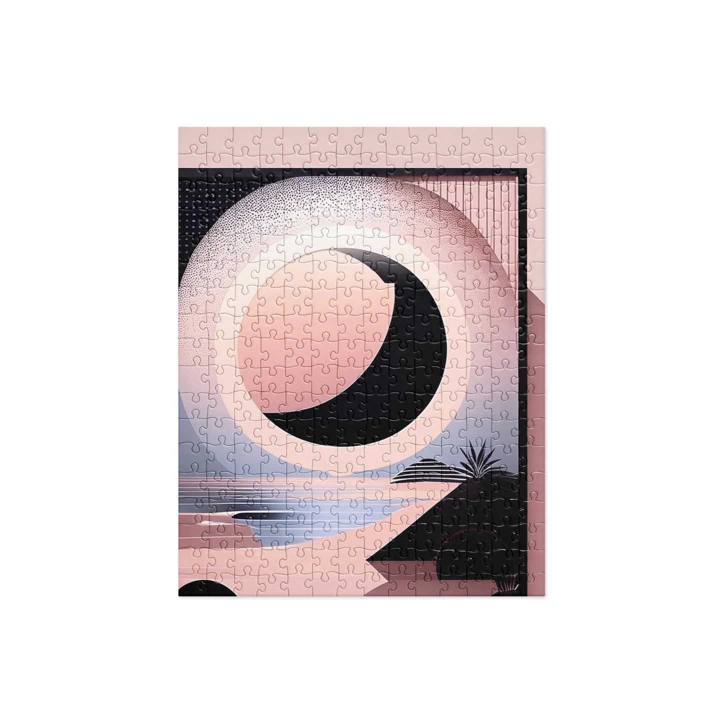 Blue & Black Island Jigsaw puzzle