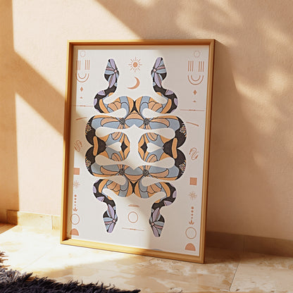 DOUBLE SNAKES POSTER