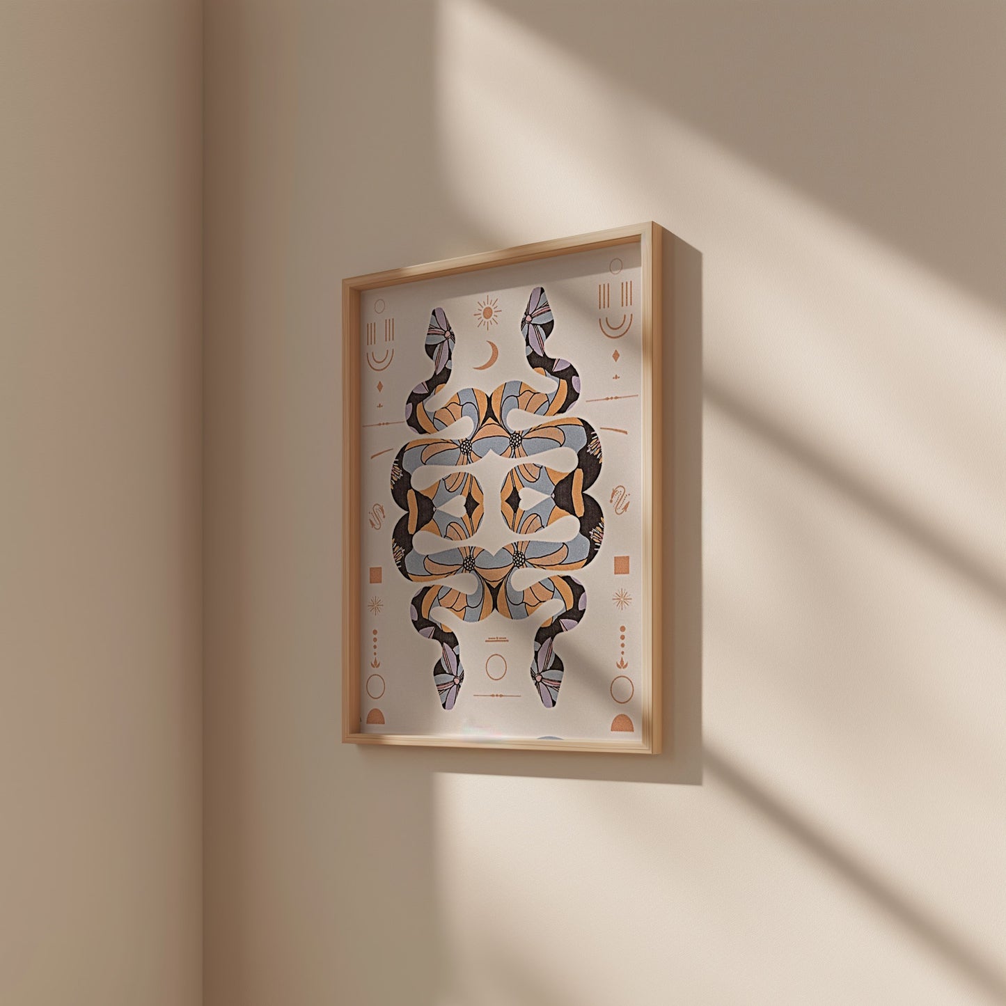 DOUBLE SNAKES POSTER