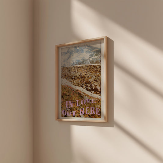 IN LOVE OUT HERE POSTER