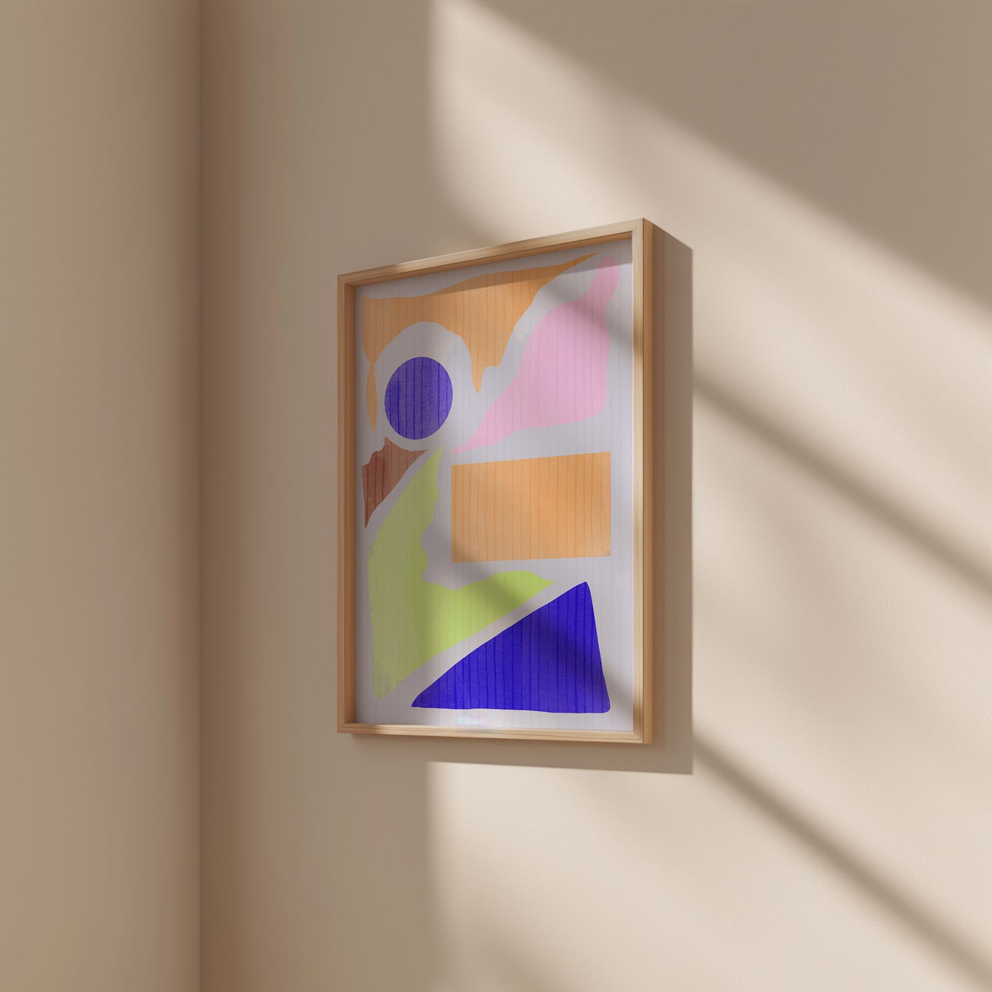 MARKER BIG SHAPES POSTER