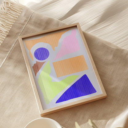 MARKER BIG SHAPES POSTER