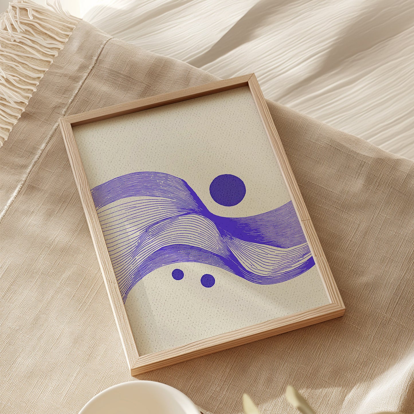 OCEAN BLUE CIRCLES 1