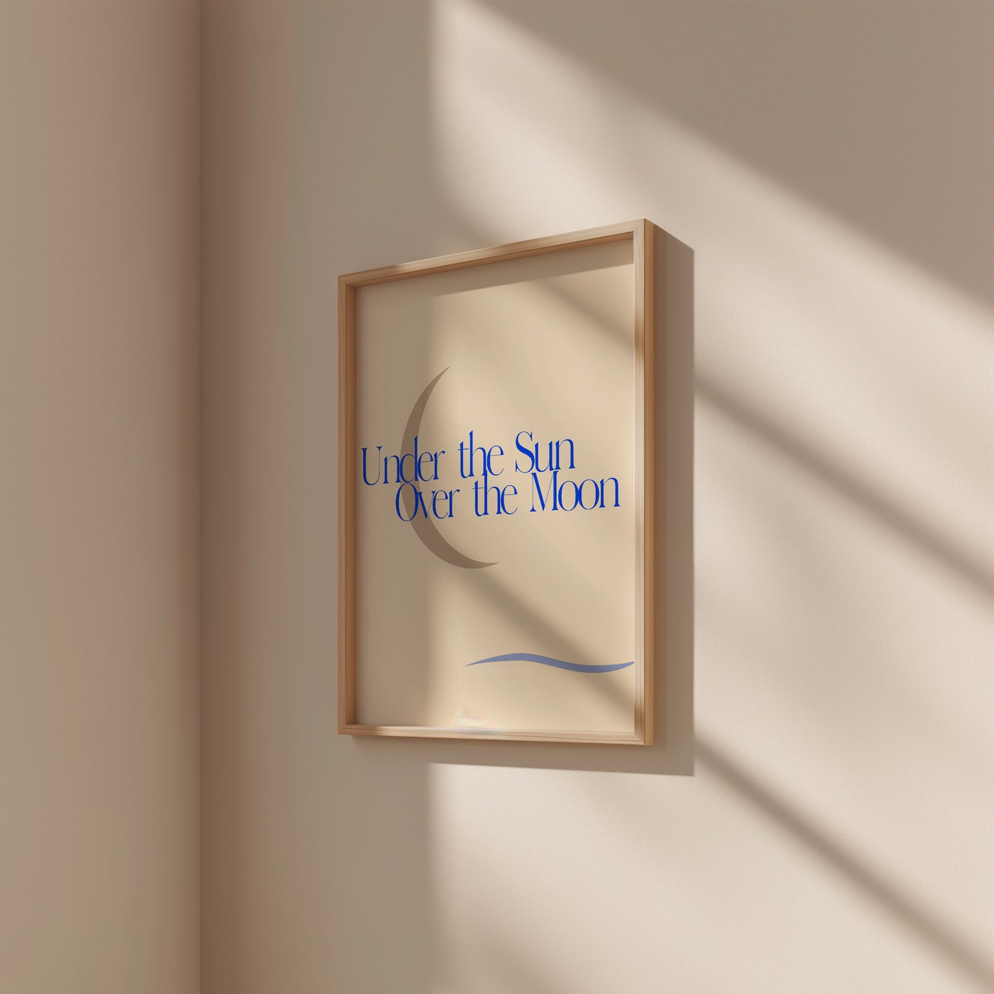 UNDER THE SUN OVER THE MOON POSTER