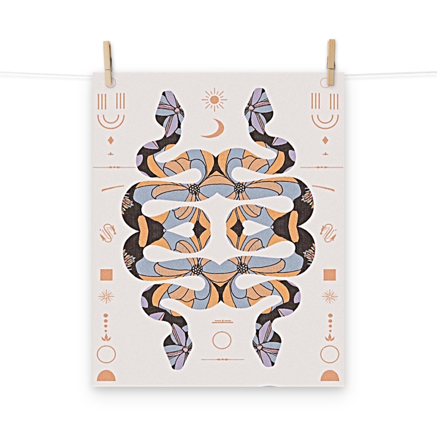 DOUBLE SNAKES POSTER