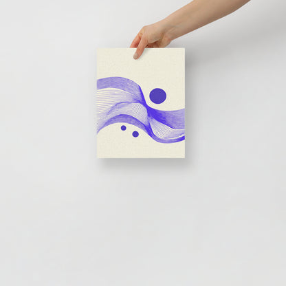 OCEAN BLUE CIRCLES 1